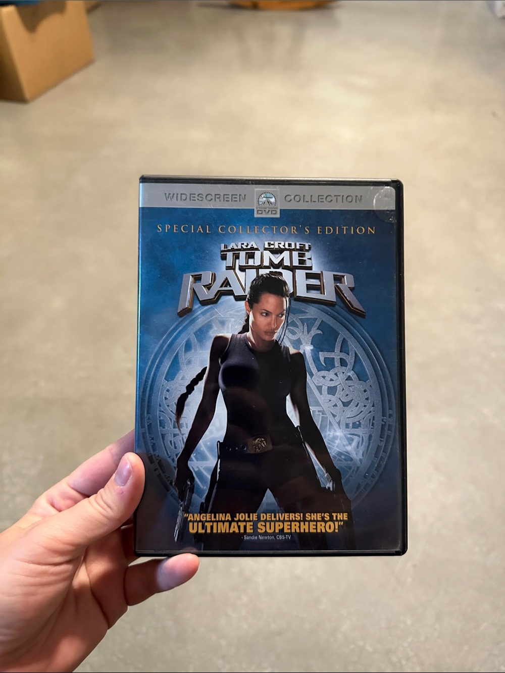 Lara Croft Tomb Raider DVD - Special Collector's Edition (Blue/Black)